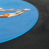 Original art for sale at UGallery.com | Blue Wave by Nata Zaikina | $1,350 | oil painting | 20' h x 20' w | thumbnail 2