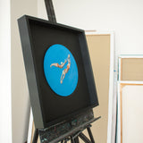 Original art for sale at UGallery.com | Blue Wave by Nata Zaikina | $1,350 | oil painting | 20' h x 20' w | thumbnail 3