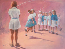 Original art for sale at UGallery.com | Causal Loop by Nata Zaikina | $2,250 | oil painting | 30' h x 40' w | thumbnail 1