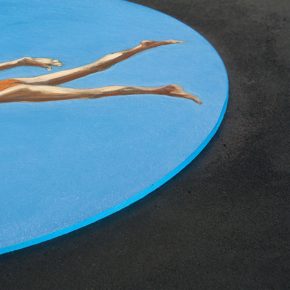 Celestial Swim by Nata Zaikina |  Side View of Artwork 