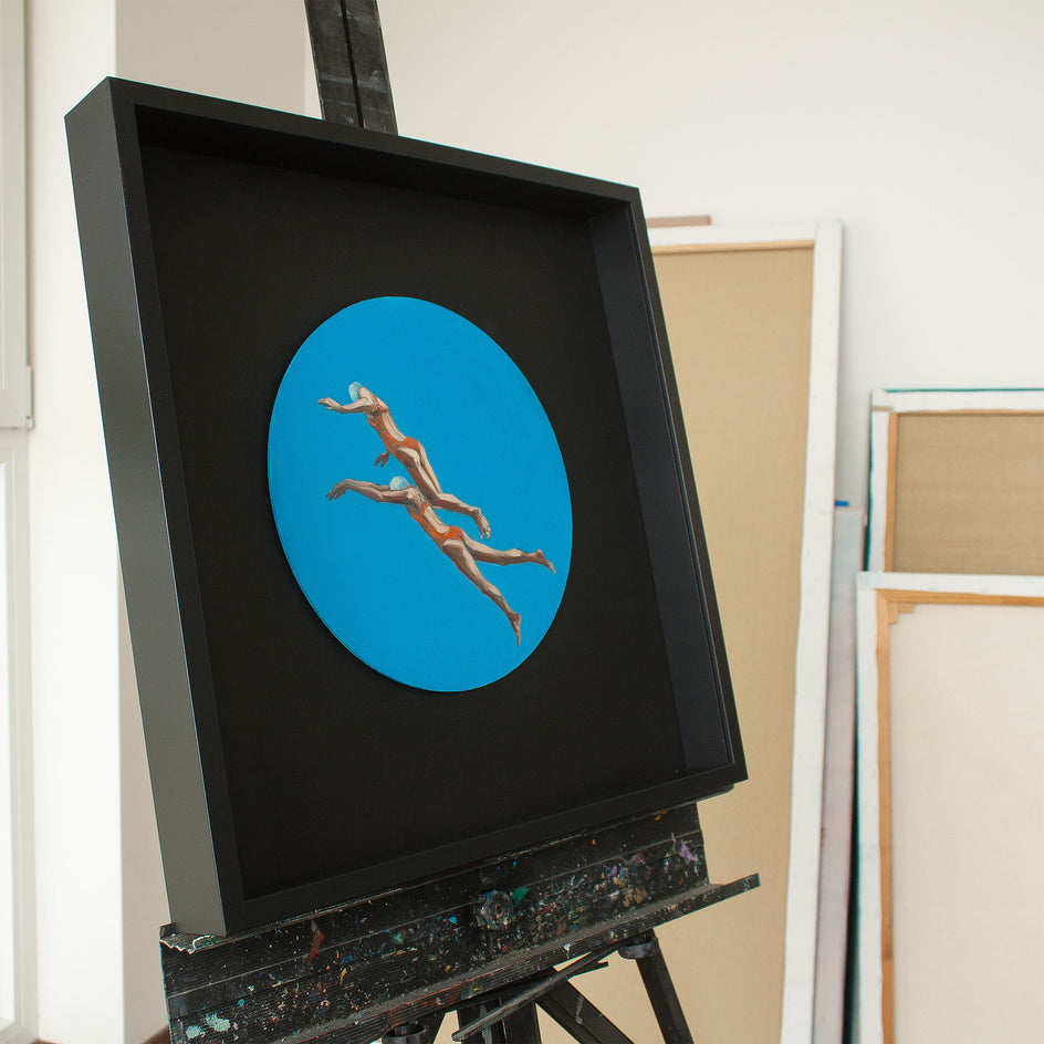 Celestial Swim by Nata Zaikina |  Context View of Artwork 