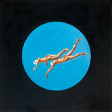 Original art for sale at UGallery.com | Celestial Swim by Nata Zaikina | $1,350 | oil painting | 20' h x 20' w | thumbnail 1