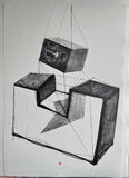 Original art for sale at UGallery.com | Incorecct by Natalia Pawlus | $1,200 | printmaking | 40' h x 28' w | thumbnail 3