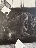 Original art for sale at UGallery.com | Look At Me by Natalia Pawlus | $1,275 | printmaking | 40' h x 28' w | thumbnail 4