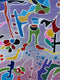Original art for sale at UGallery.com | Flowers of Heaven by Nathalie Gribinski | $2,000 | mixed media artwork | 36' h x 24' w | thumbnail 4