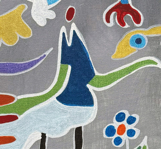 Fruit Dance by Nathalie Gribinski |   Closeup View of Artwork 