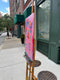 Original art for sale at UGallery.com | Pink Paradise by Nathalie Gribinski | $2,000 | mixed media artwork | 36' h x 24' w | thumbnail 2