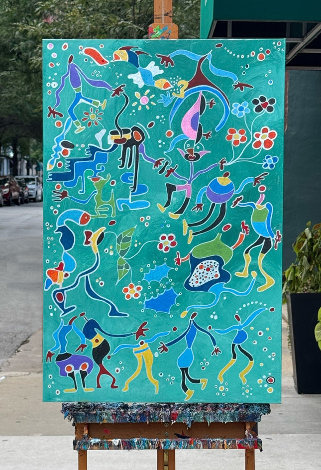 Spiritual Gathering by Nathalie Gribinski |  Context View of Artwork 