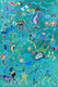 Original art for sale at UGallery.com | Spiritual Gathering by Nathalie Gribinski | $2,000 | mixed media artwork | 36' h x 24' w | thumbnail 1