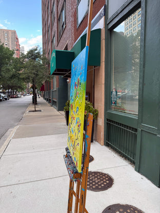 Summer Chance by Nathalie Gribinski |  Side View of Artwork 