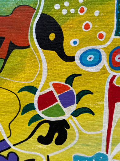 Summer Chance by Nathalie Gribinski |   Closeup View of Artwork 