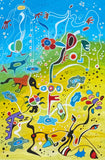 Original art for sale at UGallery.com | Summer Chance by Nathalie Gribinski | $2,000 | acrylic painting | 36' h x 24' w | thumbnail 1