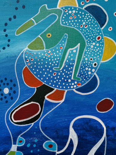 The Dialogue by Nathalie Gribinski |   Closeup View of Artwork 