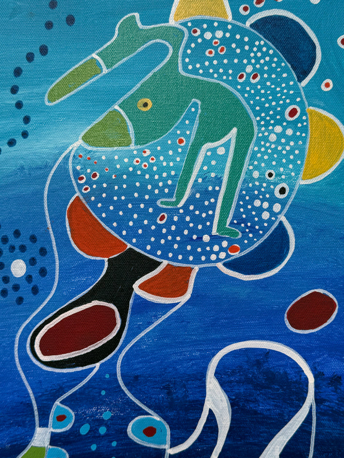 The Dialogue by Nathalie Gribinski |  Closeup View of Artwork 