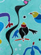 Original art for sale at UGallery.com | The Explorers by Nathalie Gribinski | $2,000 | mixed media artwork | 36' h x 24' w | thumbnail 4