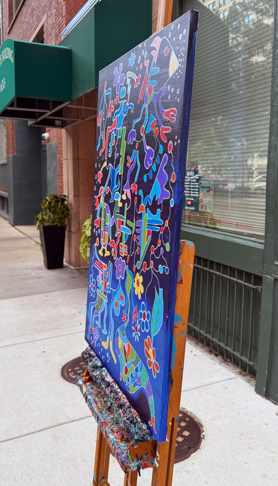 The Sirene by Nathalie Gribinski |  Side View of Artwork 