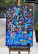 Original art for sale at UGallery.com | The Sirene by Nathalie Gribinski | $2,000 | acrylic painting | 36' h x 24' w | thumbnail 3