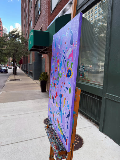 The Tales by Nathalie Gribinski |  Side View of Artwork 