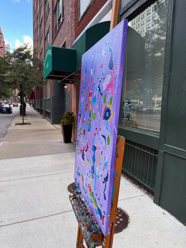 The Tales by Nathalie Gribinski |  Side View of Artwork 