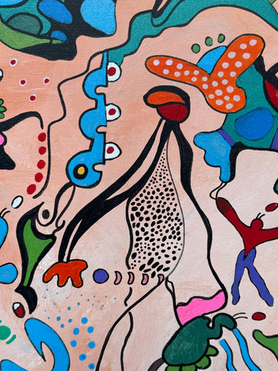 The Zoo by Nathalie Gribinski |   Closeup View of Artwork 