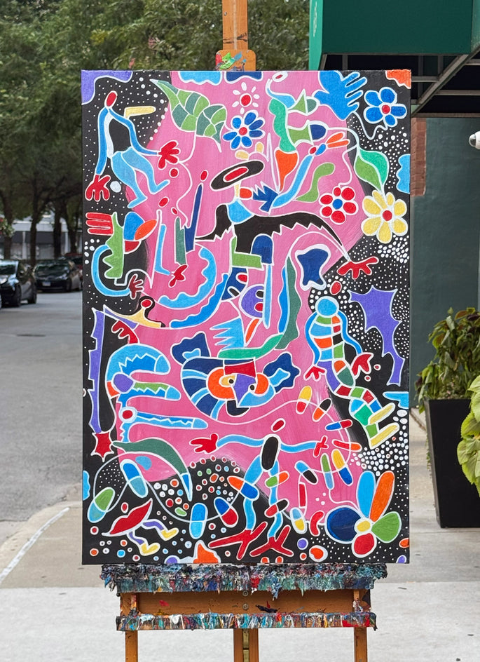 Woman in Black by Nathalie Gribinski |  Context View of Artwork 