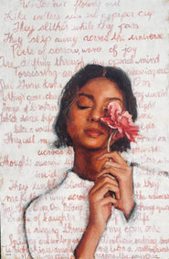 acrylic painting by Nava Lundy titled Across the Universe