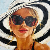 Original art for sale at UGallery.com | Catch Me if You Can by Nava Lundy | $8,400 | acrylic painting | 60' h x 60' w | thumbnail 1