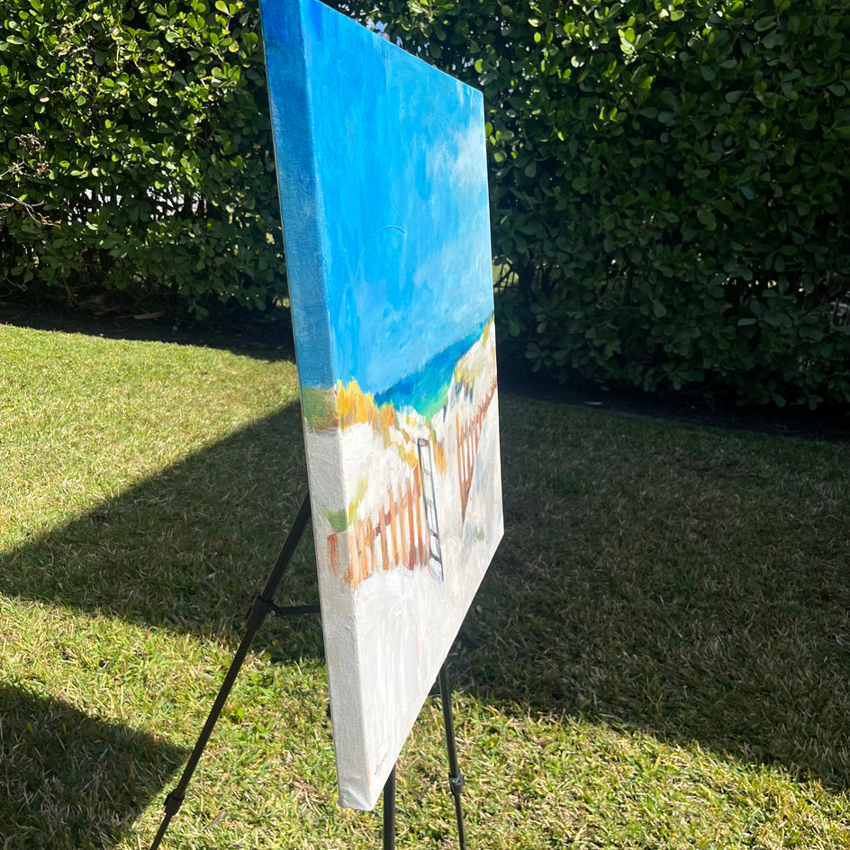 Come Away with Me by Nava Lundy |  Side View of Artwork 