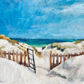 Original art for sale at UGallery.com | Come Away with Me by Nava Lundy | $2,100 | acrylic painting | 30' h x 30' w