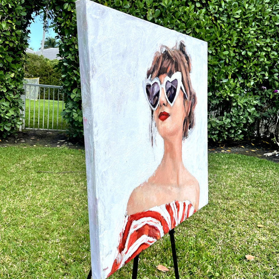 Dreamer by Nava Lundy |  Side View of Artwork 