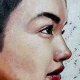 Original art for sale at UGallery.com | Here I Am by Nava Lundy | $5,300 | acrylic painting | 48' h x 48' w | thumbnail 4