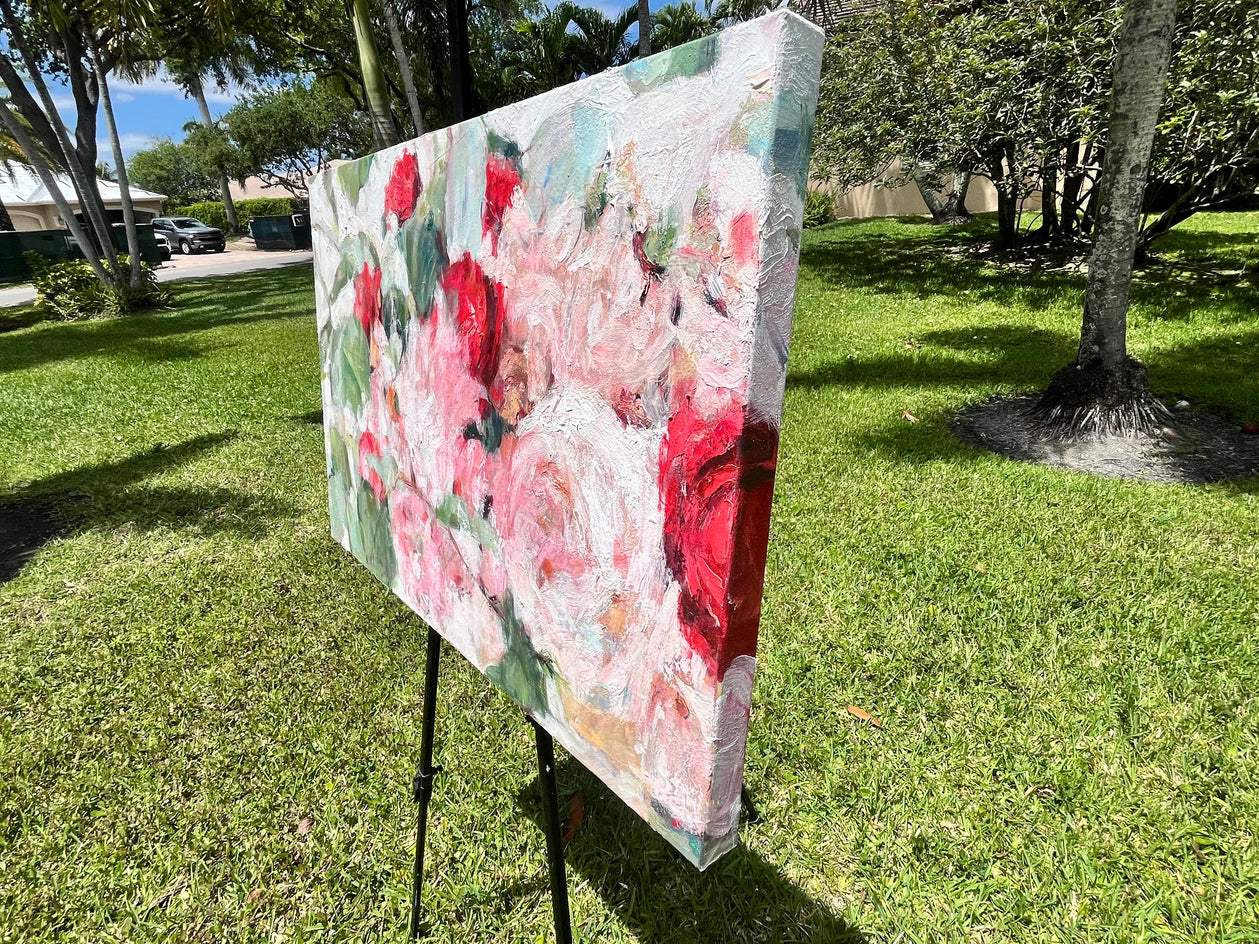 Here to Forever by Nava Lundy |  Side View of Artwork 