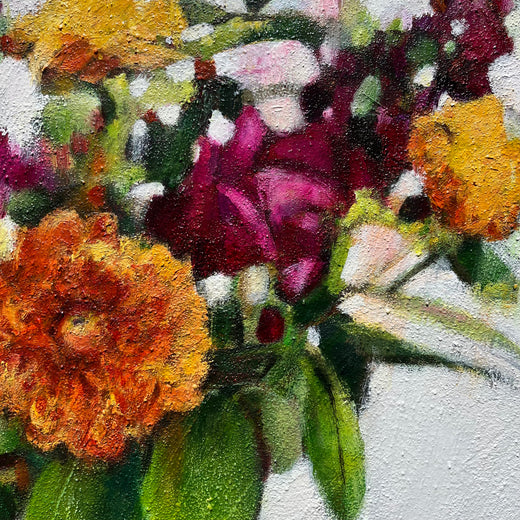 Language of Petals by Nava Lundy |   Closeup View of Artwork 