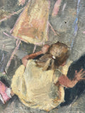 Original art for sale at UGallery.com | Once Upon a Time by Nava Lundy | $1,100 | acrylic painting | 24' h x 18' w | thumbnail 4