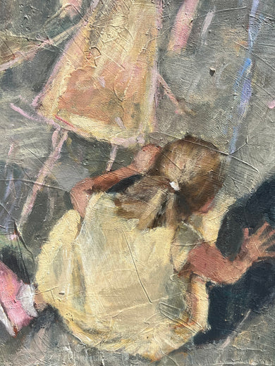 Once Upon a Time by Nava Lundy |   Closeup View of Artwork 