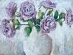 Original art for sale at UGallery.com | Purple Rain by Nava Lundy | $2,775 | acrylic painting | 30' h x 40' w | thumbnail 1