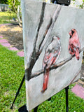 Original art for sale at UGallery.com | The Other Side of Now by Nava Lundy | $900 | acrylic painting | 16' h x 16' w | thumbnail 2