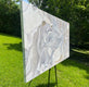 Original art for sale at UGallery.com | The Poet’s Echo by Nava Lundy | $6,400 | acrylic painting | 36' h x 72' w | thumbnail 2