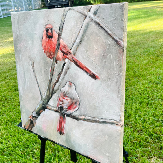 You Found Me by Nava Lundy |  Side View of Artwork 
