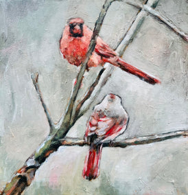 acrylic painting by Nava Lundy titled You Found Me