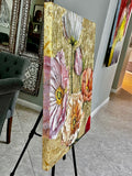 Original art for sale at UGallery.com | Alchemy by Nava Lundy | $1,775 | mixed media artwork | 30' h x 24' w | thumbnail 2