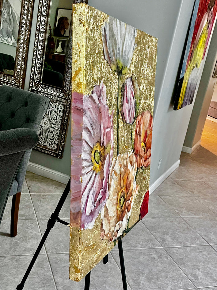 Alchemy by Nava Lundy |  Side View of Artwork 