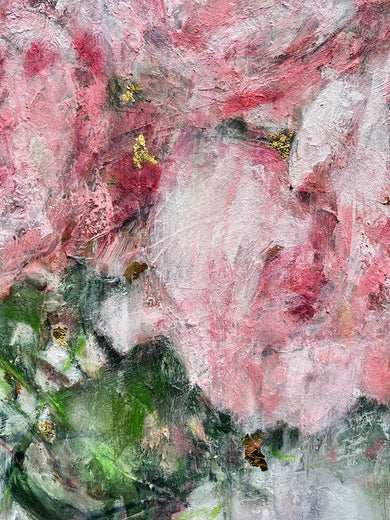 Cherry Wine by Nava Lundy |   Closeup View of Artwork 