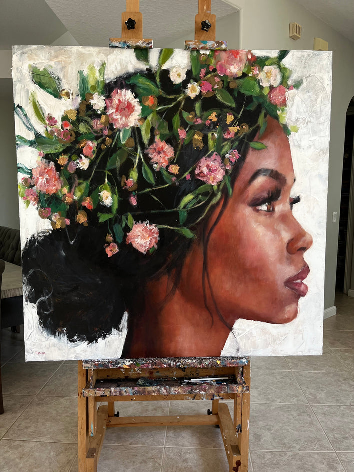 Earth Goddess by Nava Lundy |  Context View of Artwork 