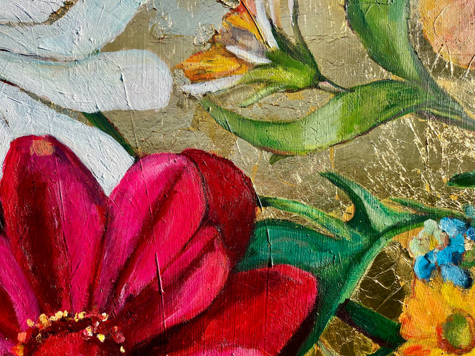 Electric Love by Nava Lundy |   Closeup View of Artwork 