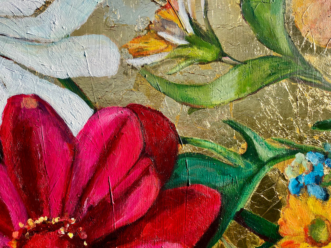 Electric Love by Nava Lundy |  Closeup View of Artwork 