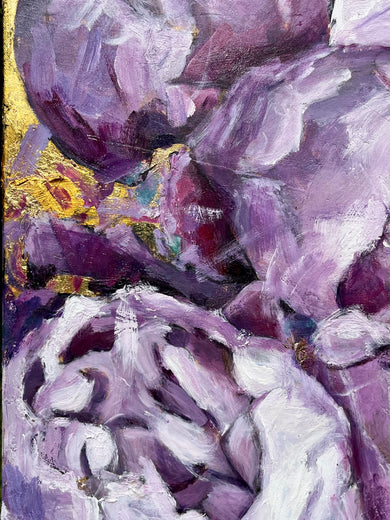 Lavender Haze by Nava Lundy |   Closeup View of Artwork 