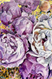 Original art for sale at UGallery.com | Lavender Haze by Nava Lundy | $2,100 | mixed media artwork | 36' h x 24' w | thumbnail 1