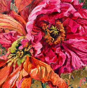 mixed media artwork by Nava Lundy titled Lithium Sunset