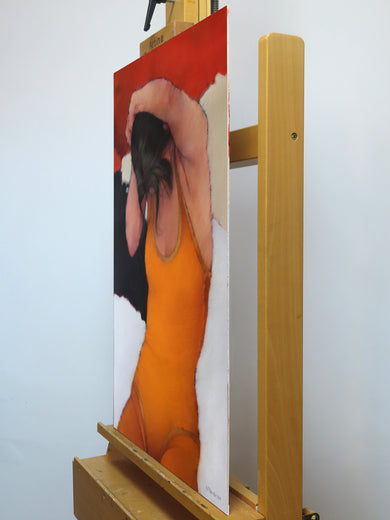 Aerobic Compression by Nicholas Robertson |  Side View of Artwork 